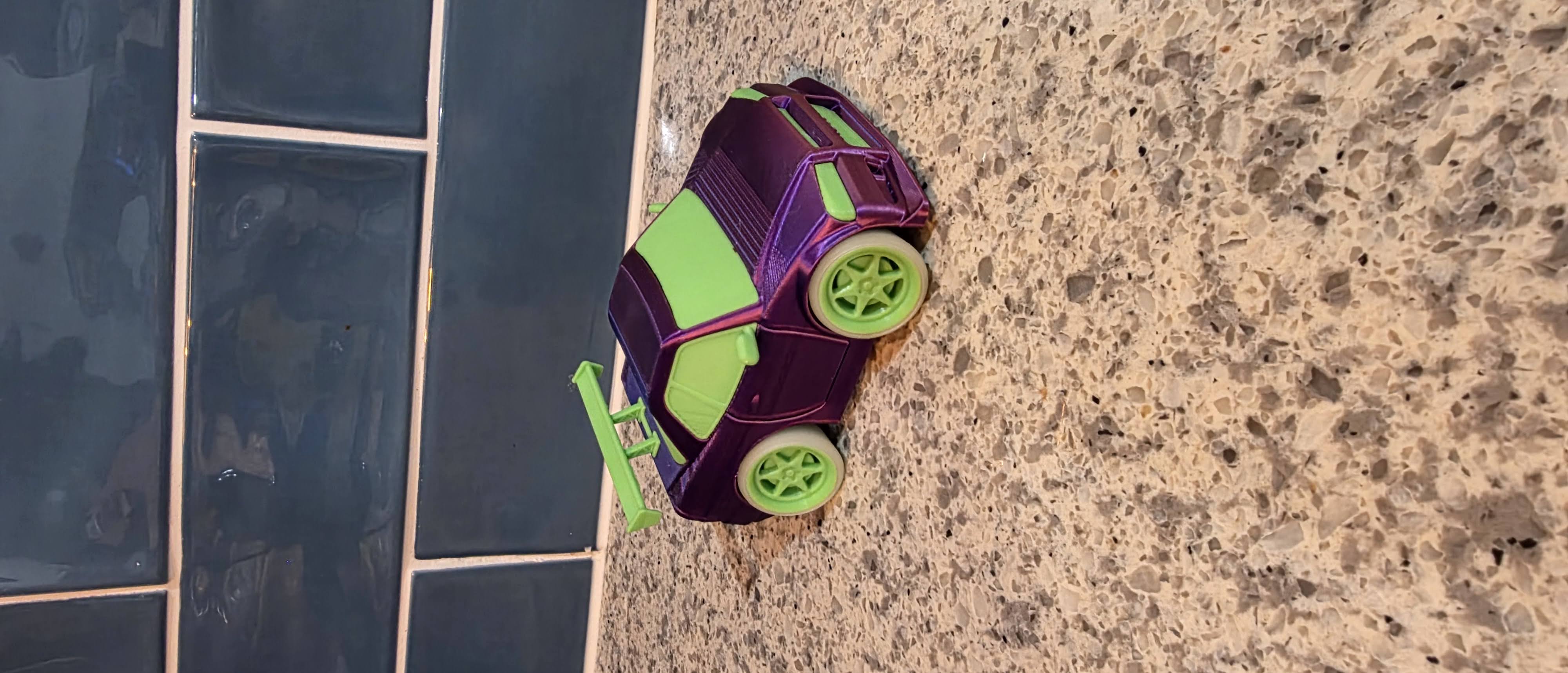 3D-Printed Mini Toy Car Collection