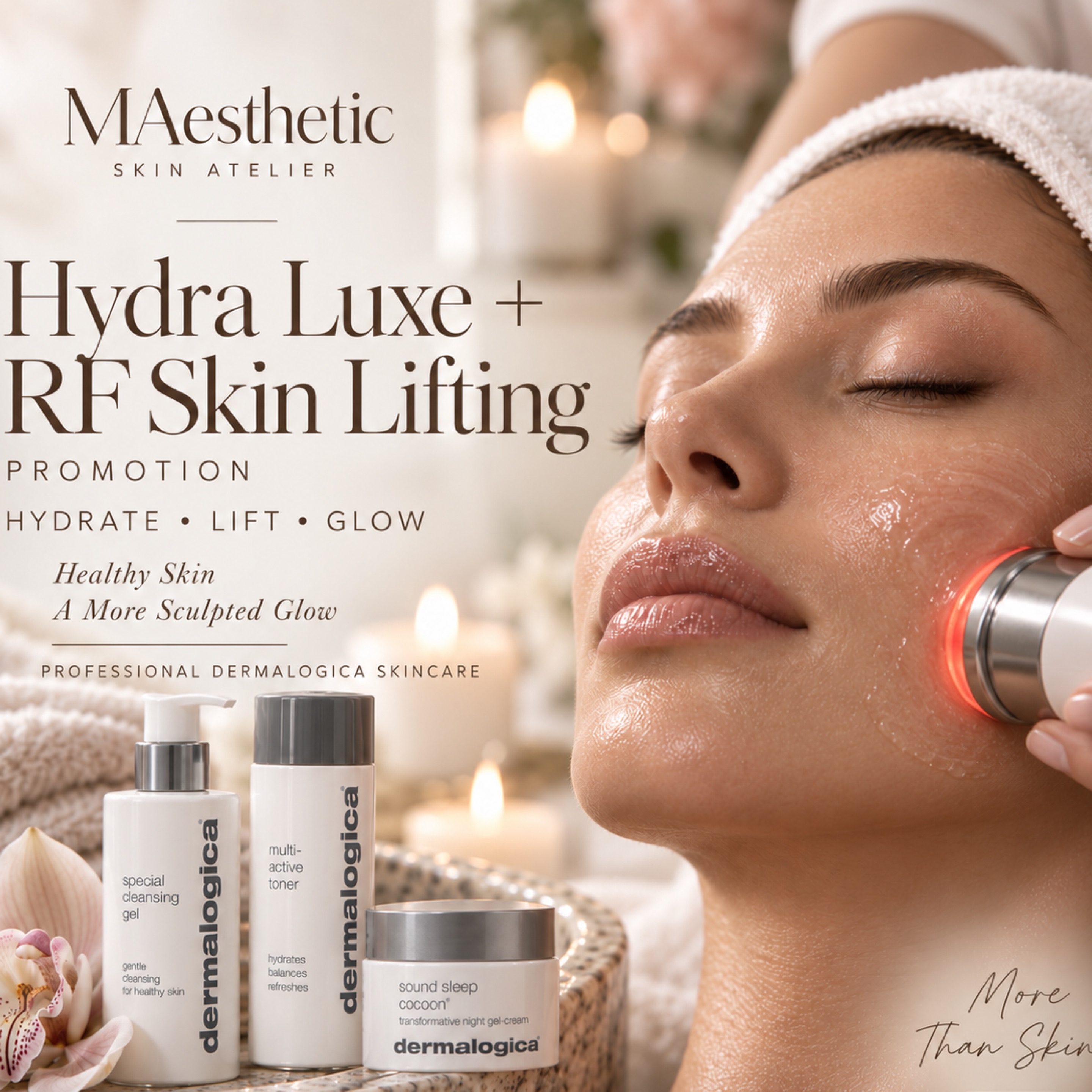 Hydra Luxe + RF Skin Lifting (PROMOTION) treatment in Calgary at MAesthetics Skin Atelier