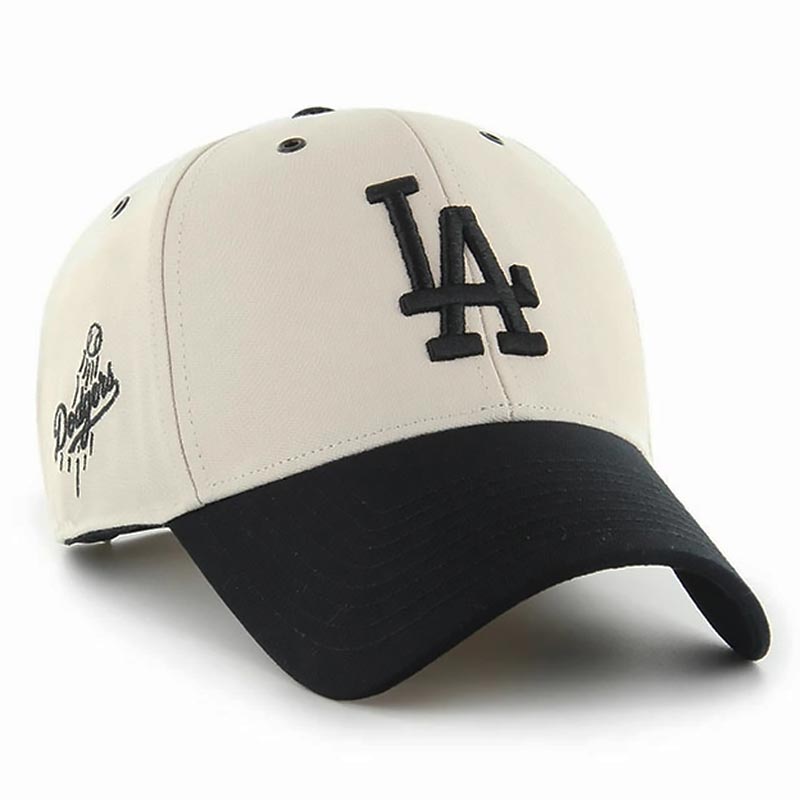 Los Angeles Dodgers Bone Lunar '47Brand MVP Snapback Hat