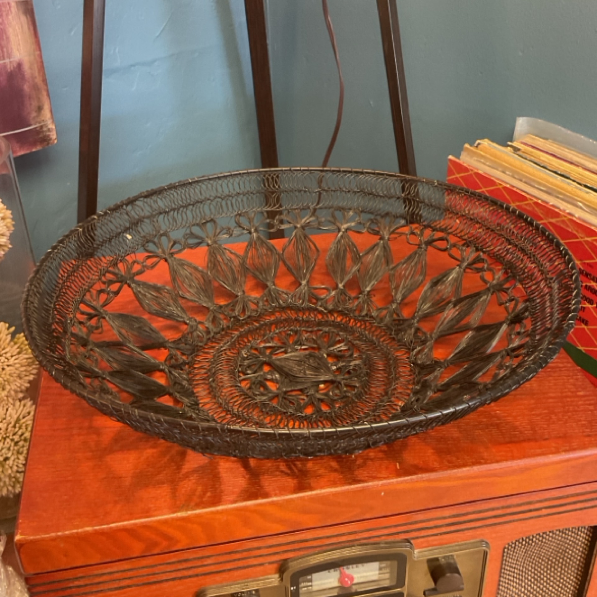 Black Wicker Basket