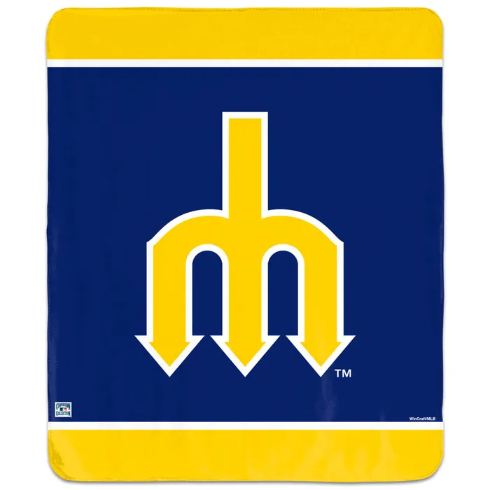 Seattle Mariners Cooperstown Collection Winning Image Blanket 50x60"