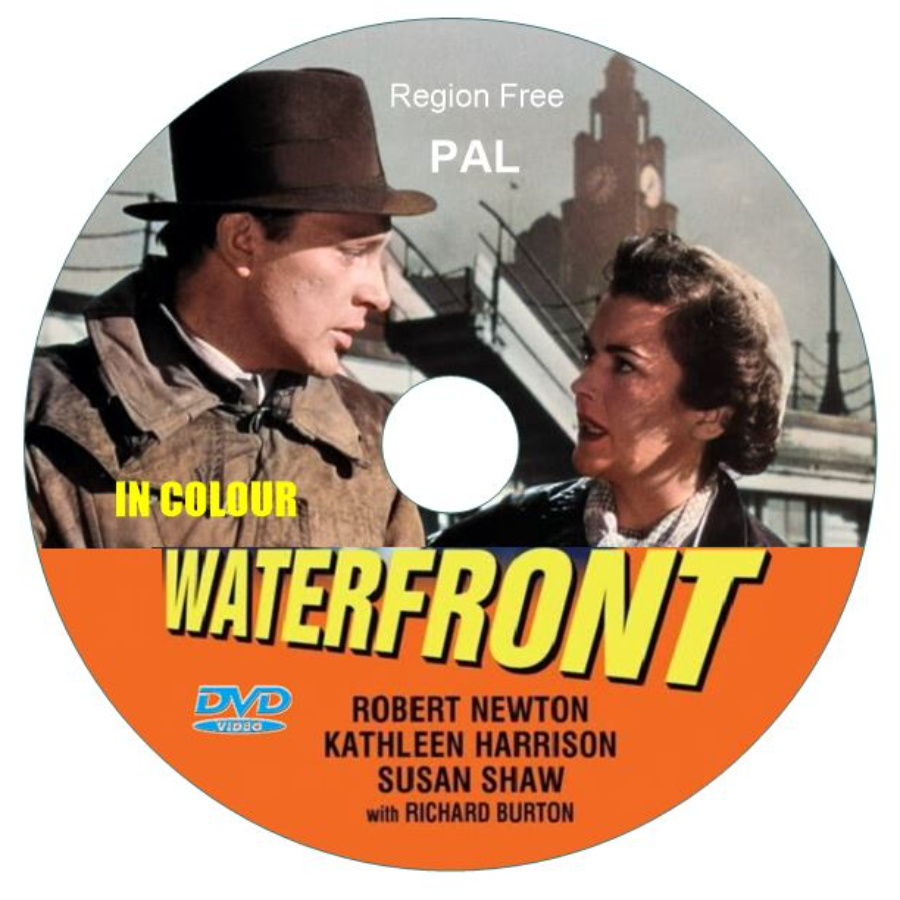 Waterfront. Richard Burton (1950) in Color. DVD