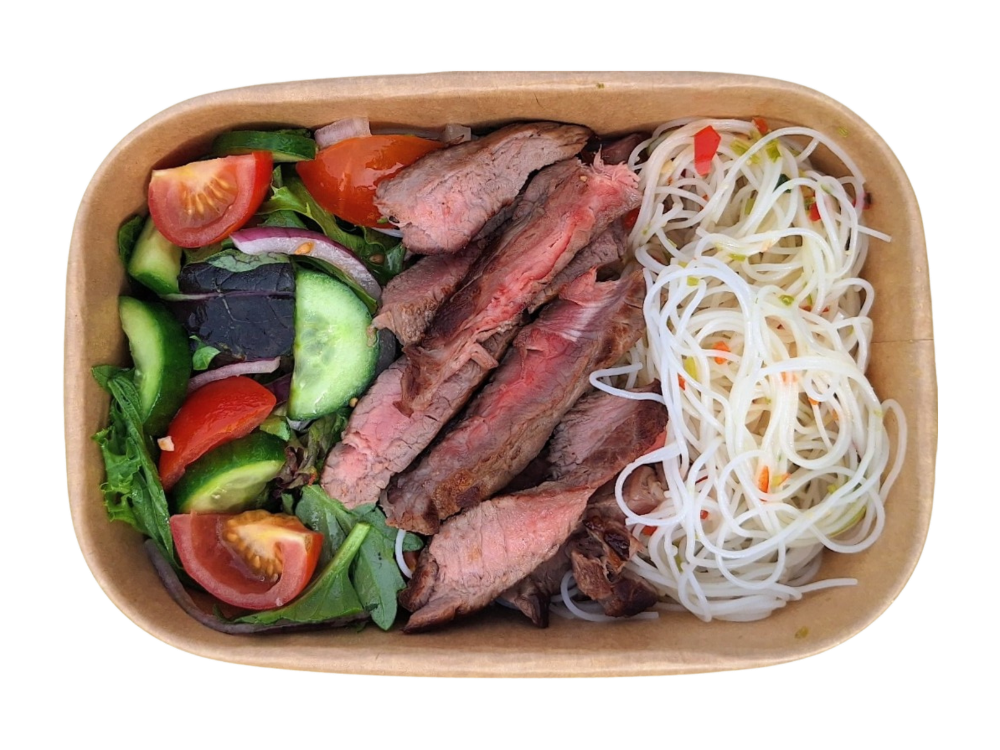 Zesty Thai Beef Noodle Salad