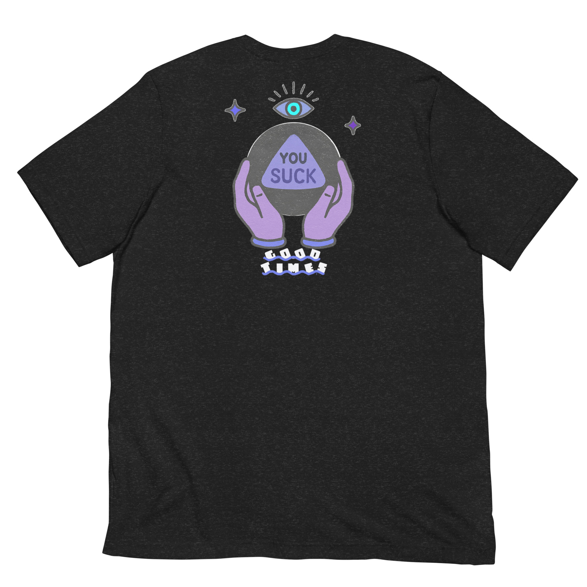 "You Suck Fortune 8 Ball" Good Times Billiards T-Shirt — Image 1