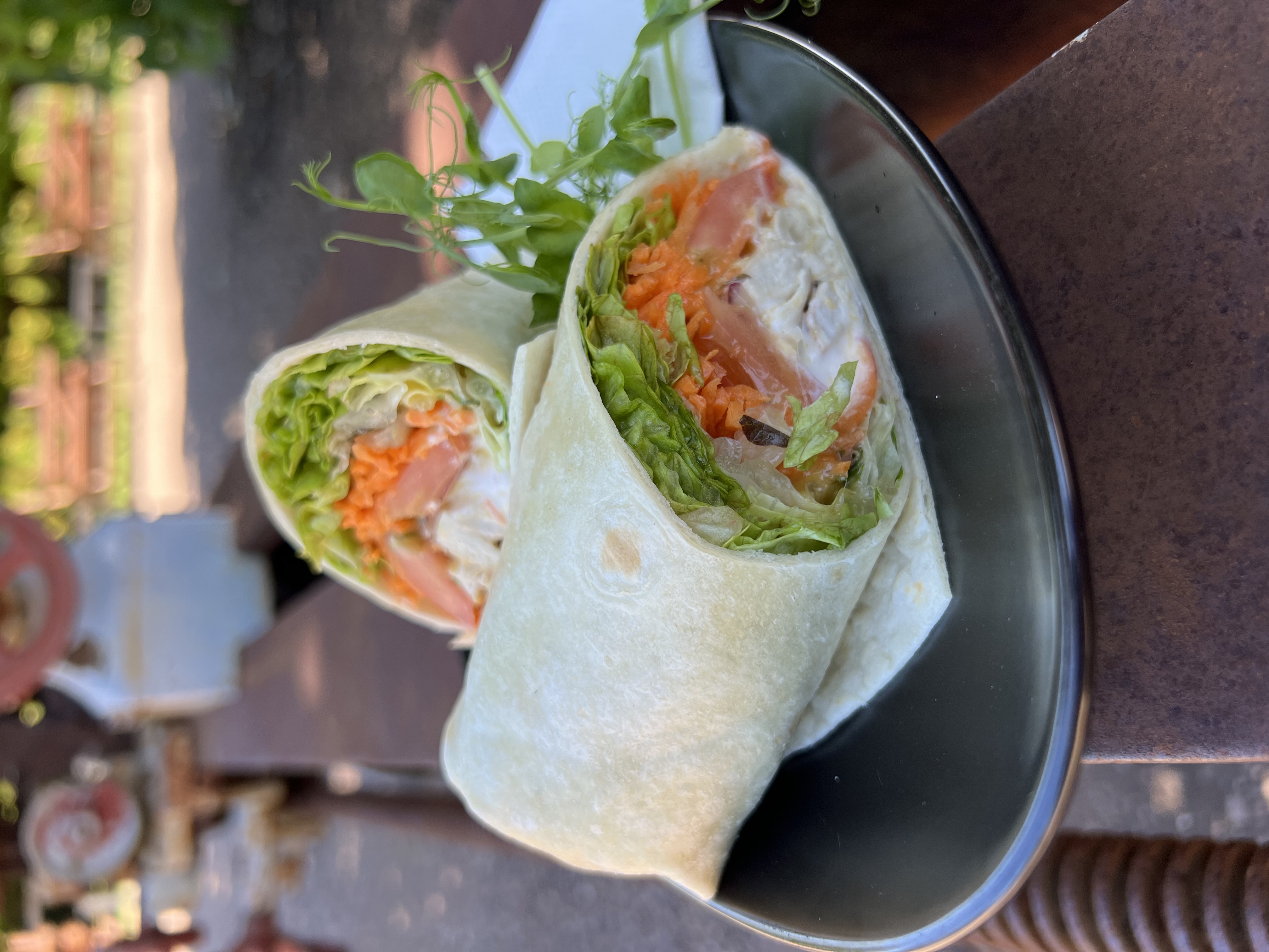 Mango and Chicken Wrap