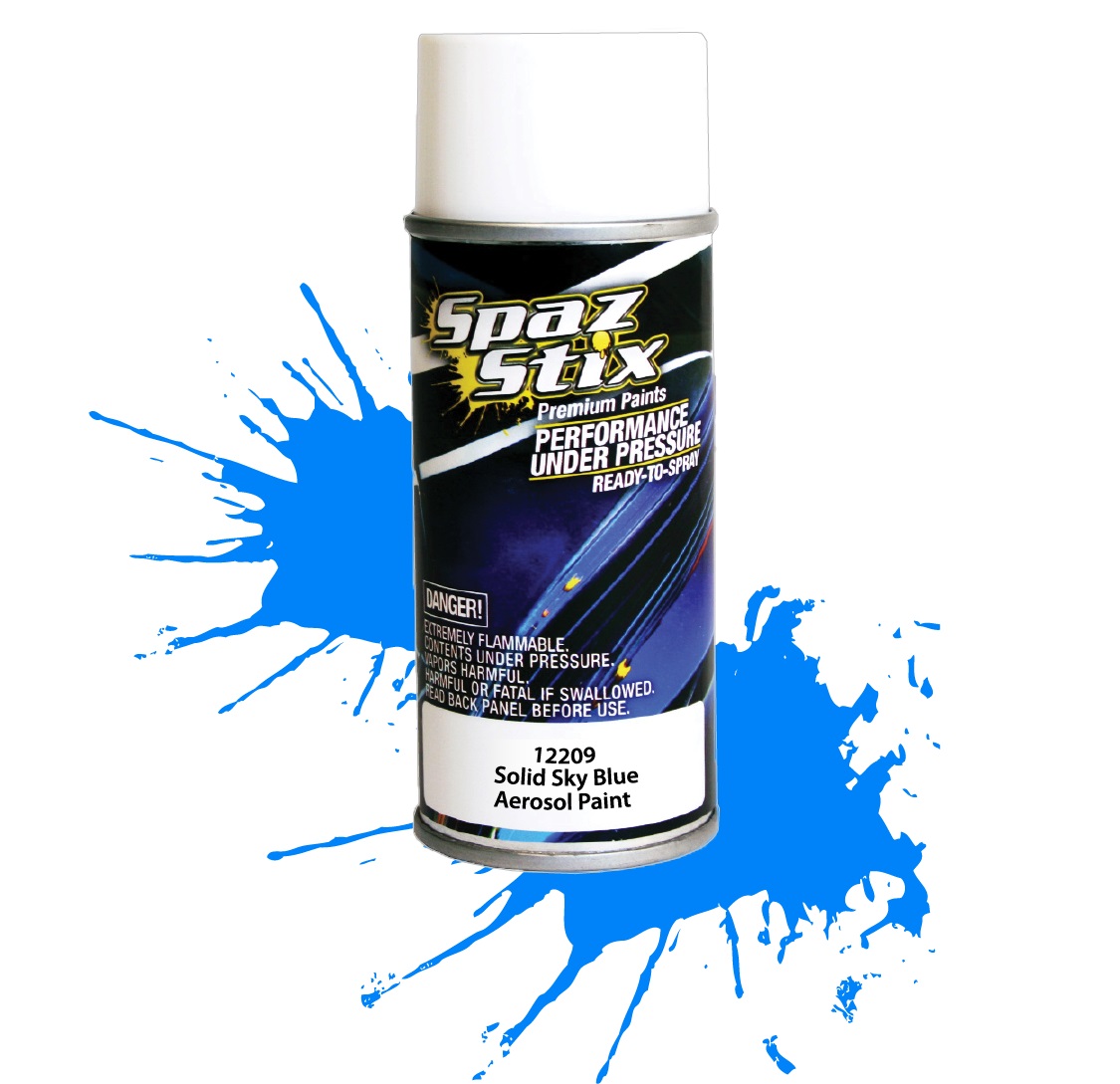 Solid Sky Blue Aerosol Paint 3.5oz 12209