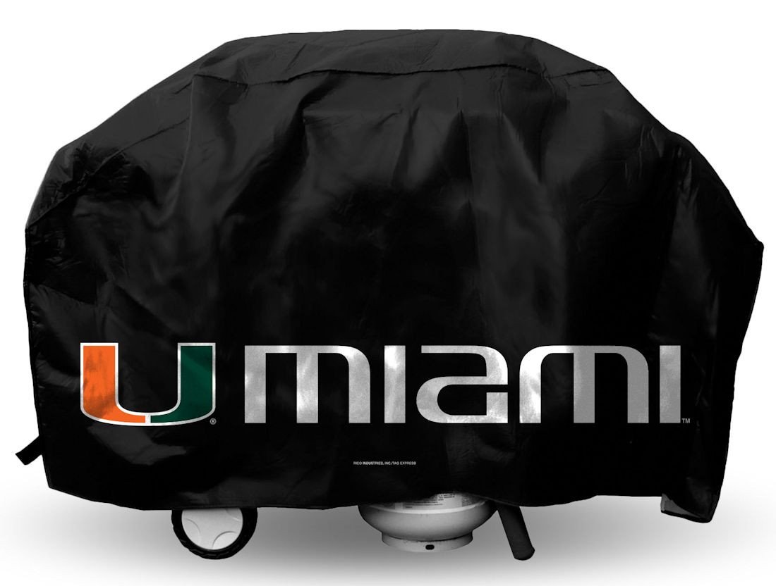 Miami Hurricanes Grill Cover Economy