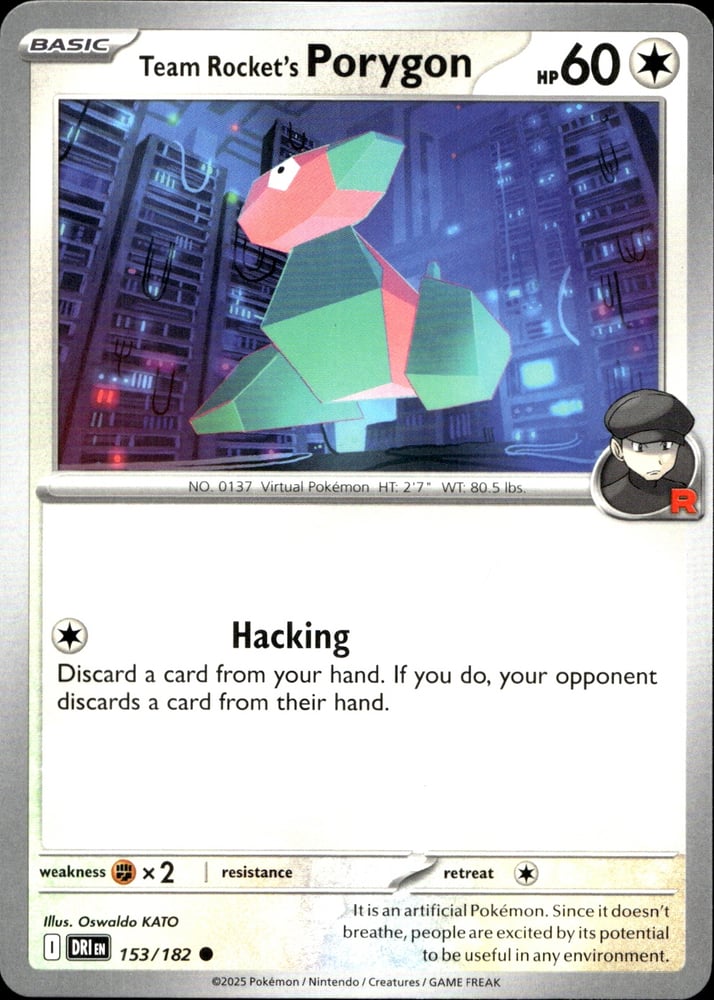 Team Rocket's Porygon - SV10 153/182