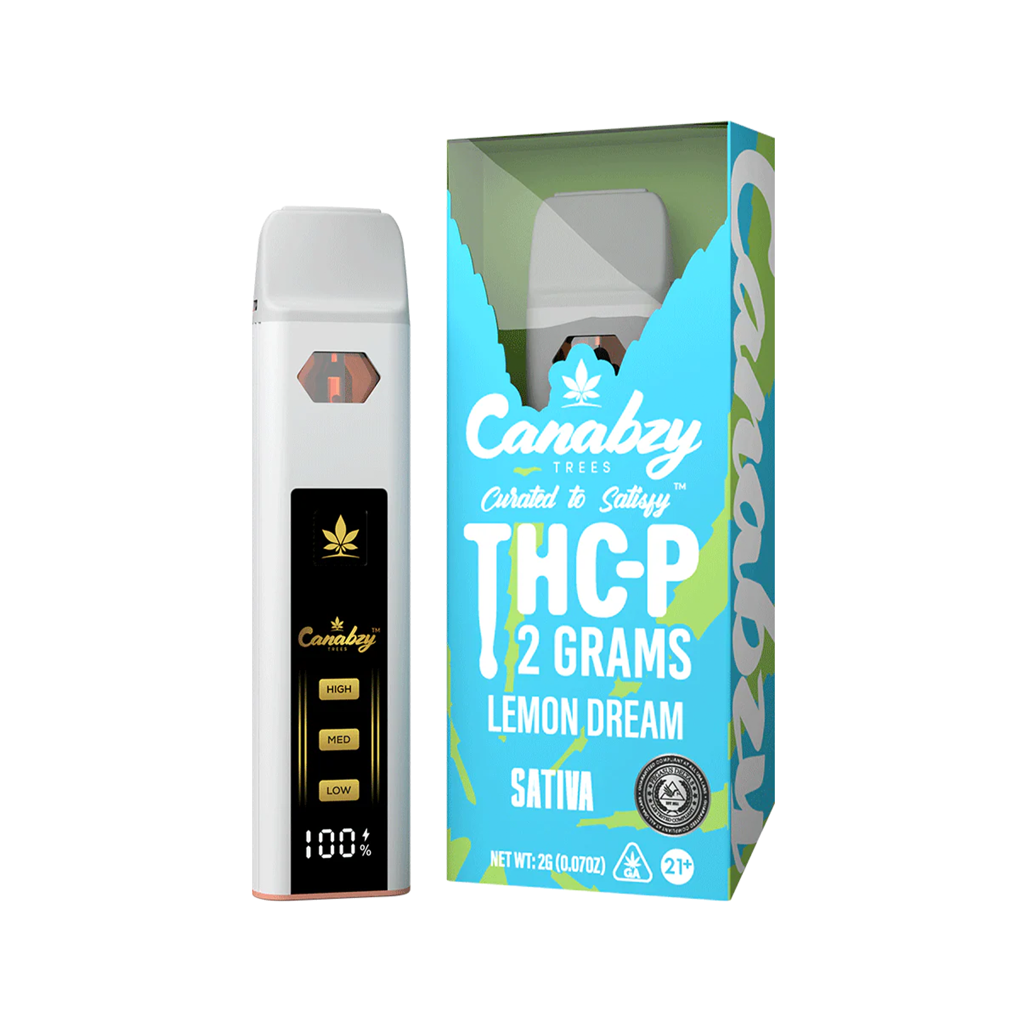 Canabzy Thc-p 2grams Lemon Dream Sativa