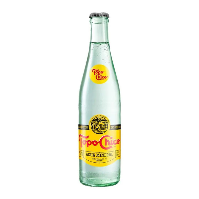 Topo Chico from Tacos del Valle