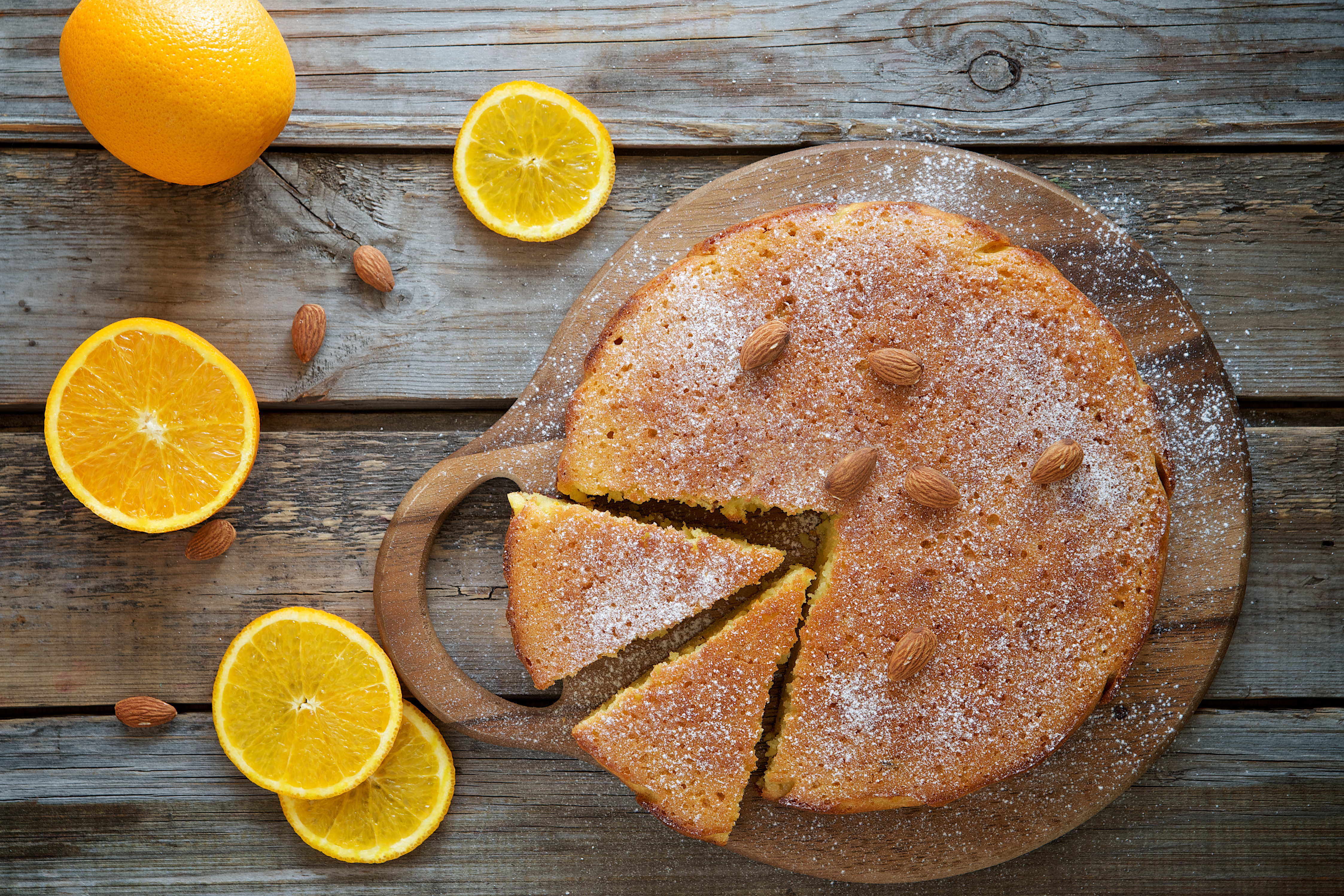 ORANGE LIME & ALMOND CAKE