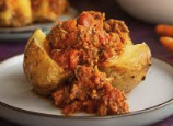 Jacket Potato with Bolognese