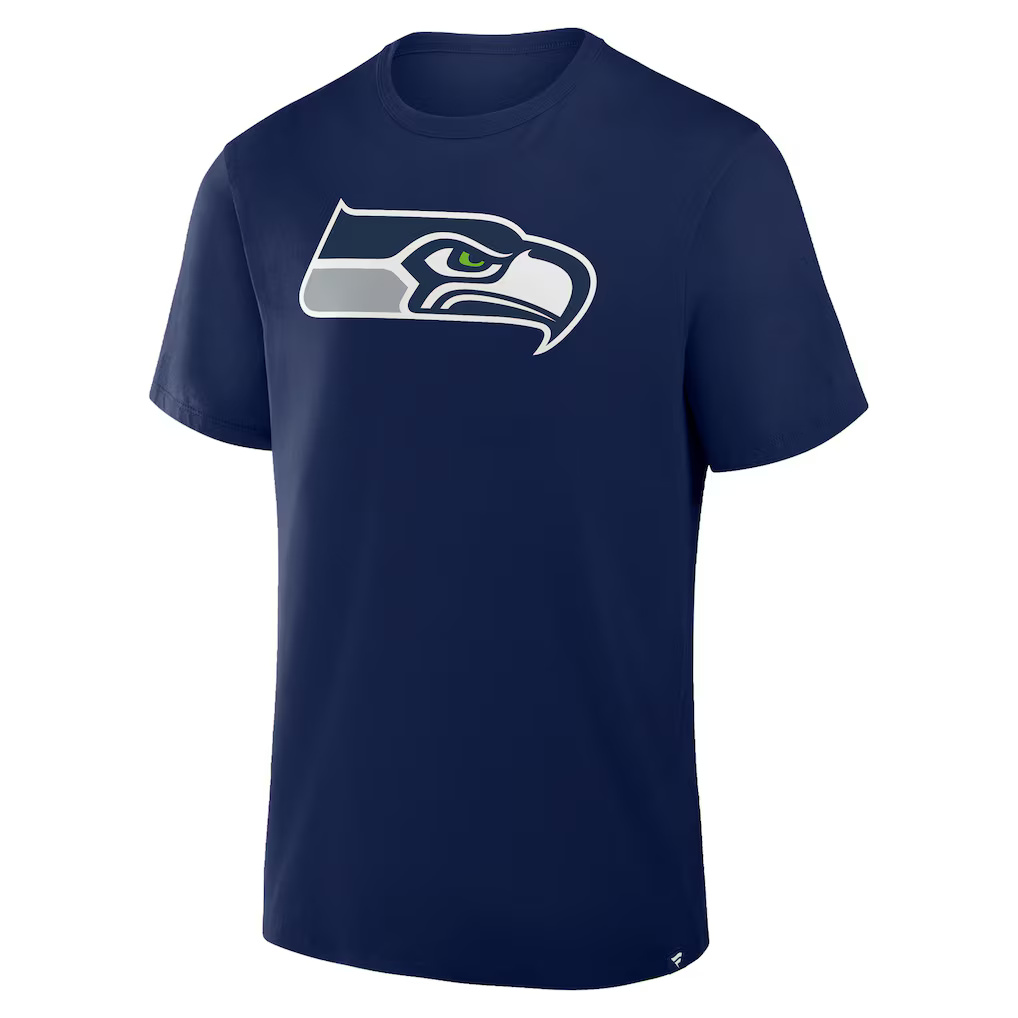 Seattle Seahawks Navy Blue '47 Brand Primary Logo Shirt