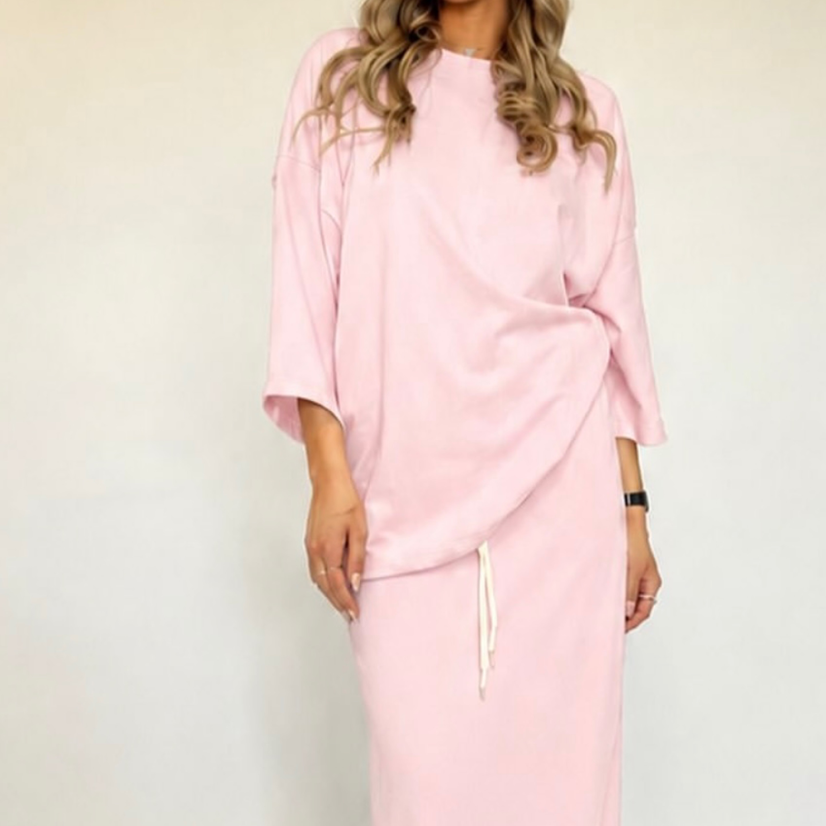 2 Piece Oversized Set in Pink — product photo
