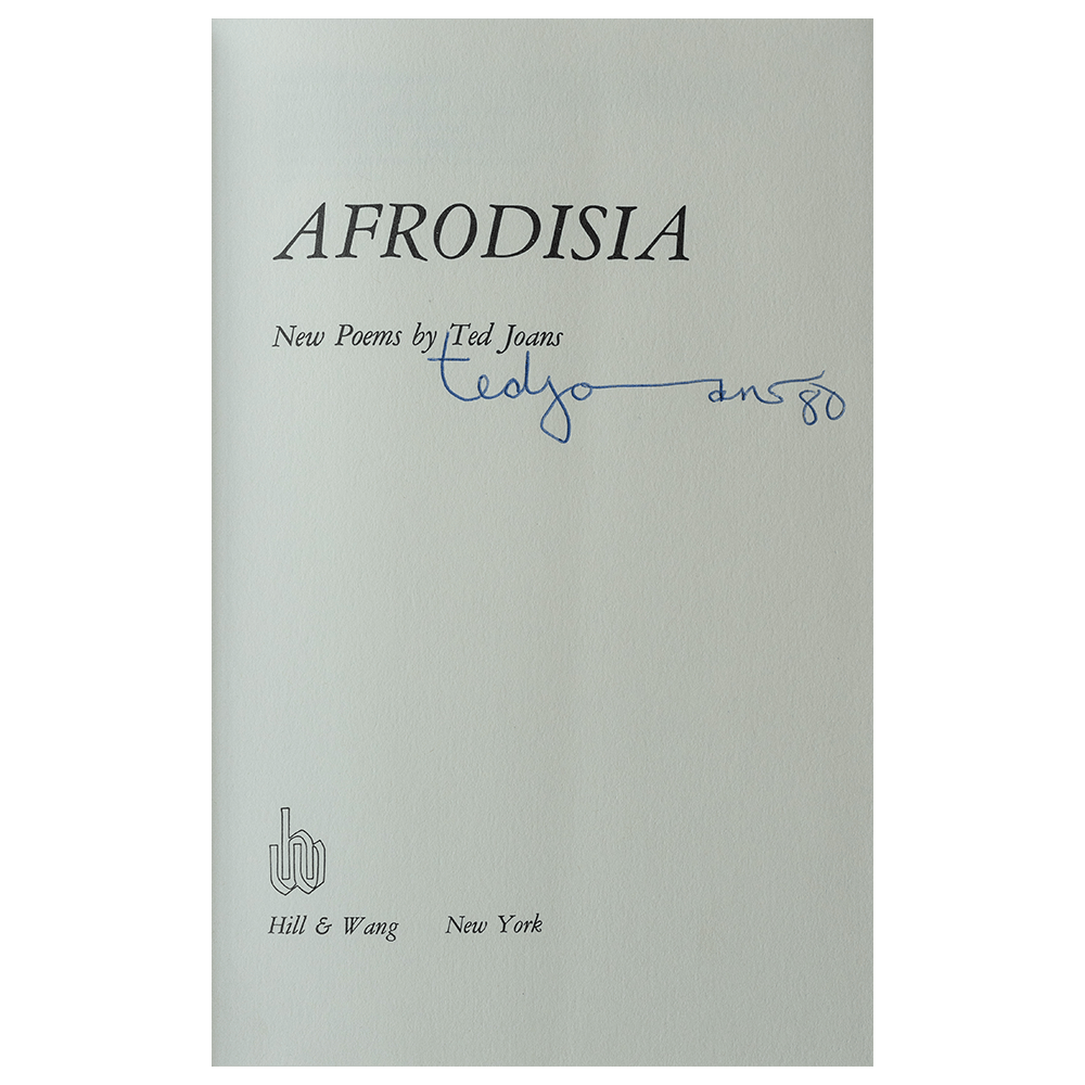 Joans, Ted -- Afrodisia [Book]