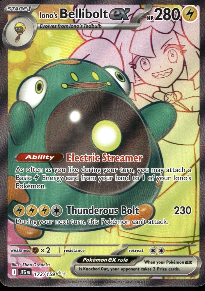 Iono's Bellibolt ex - SV09 172/159