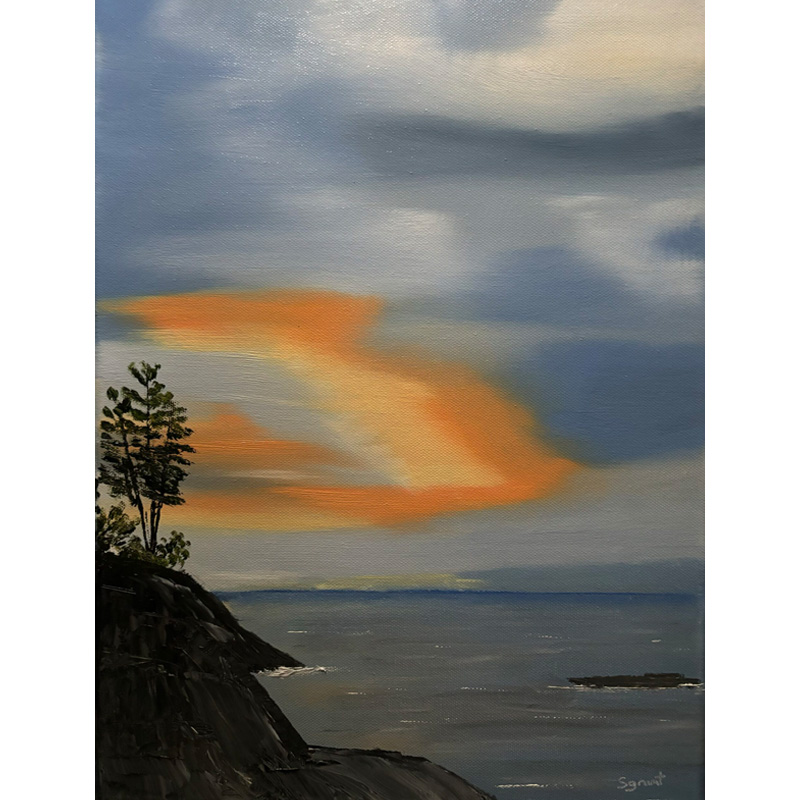 Sunset (16" x 12")