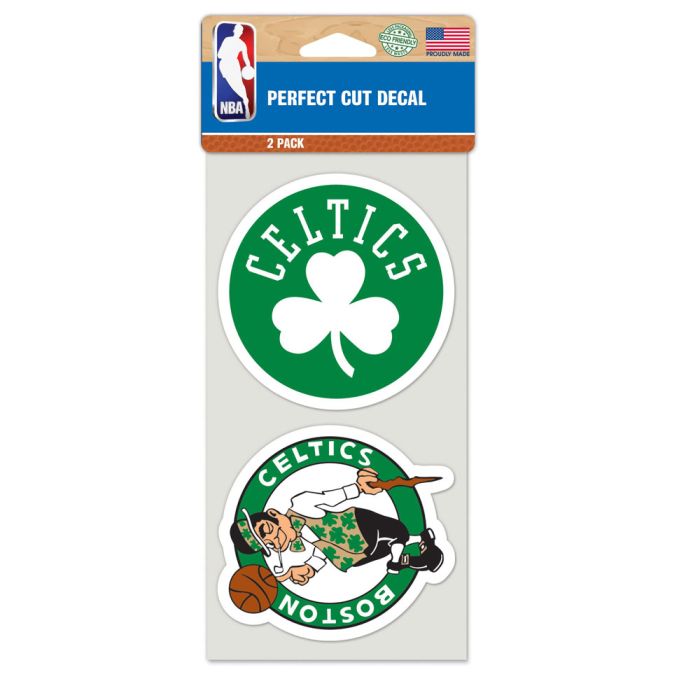 Boston Celtics Perfect Cut Decals 2 pack