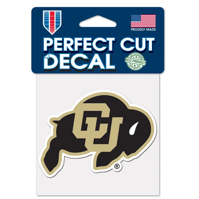 Colorado Buffaloes Perfect Cut Decal 4x4"