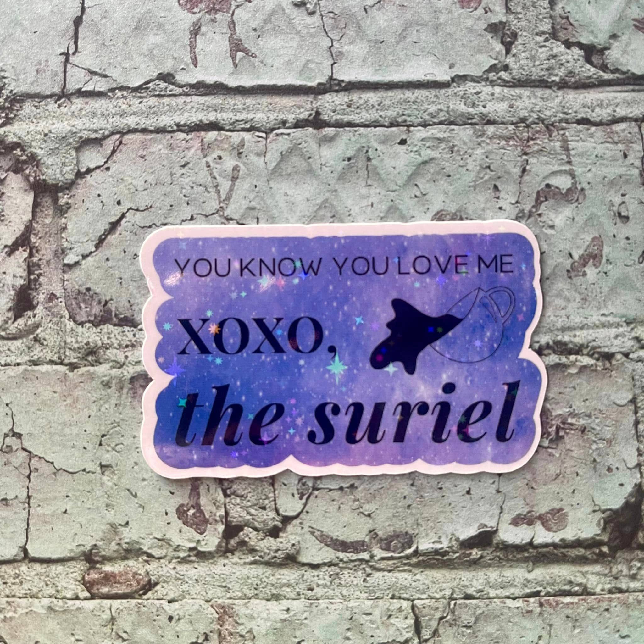 xoxo suriel sticker