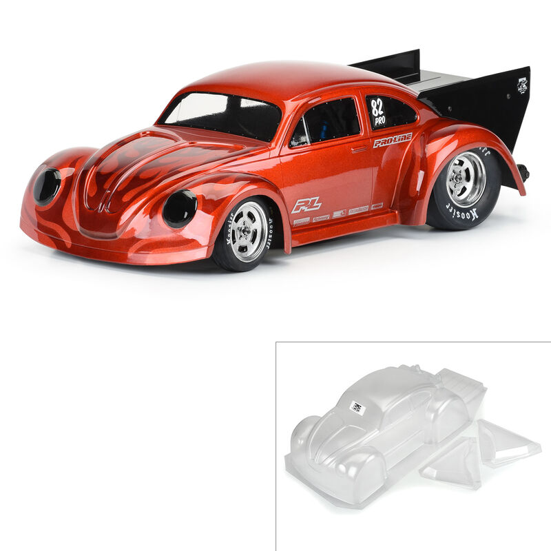 Pro Line Volkswagen Drag Bug 1:10 Clear Body For Losi 22S PRO355800