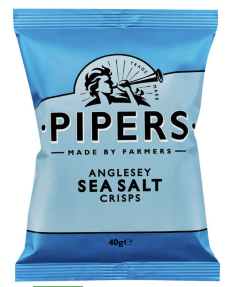 Pipers Sea Salt Crisps