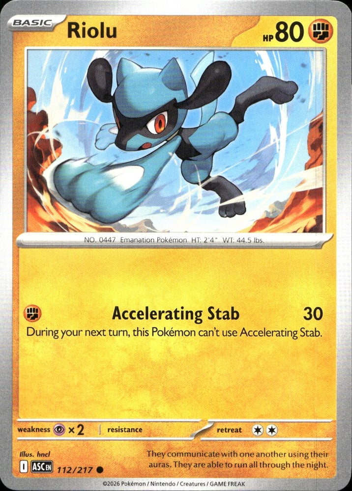 Riolu - ME02.5 112/217