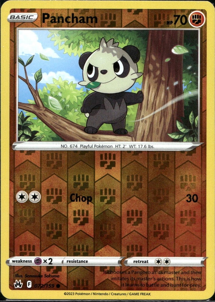 Pancham - SWSH12.5 72/159