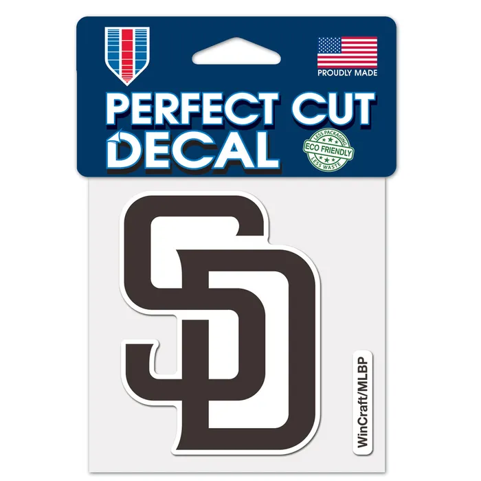 San Diego Padres Perfect Cut Decal 4x4"