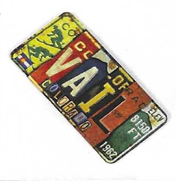 Vail License Plate Art