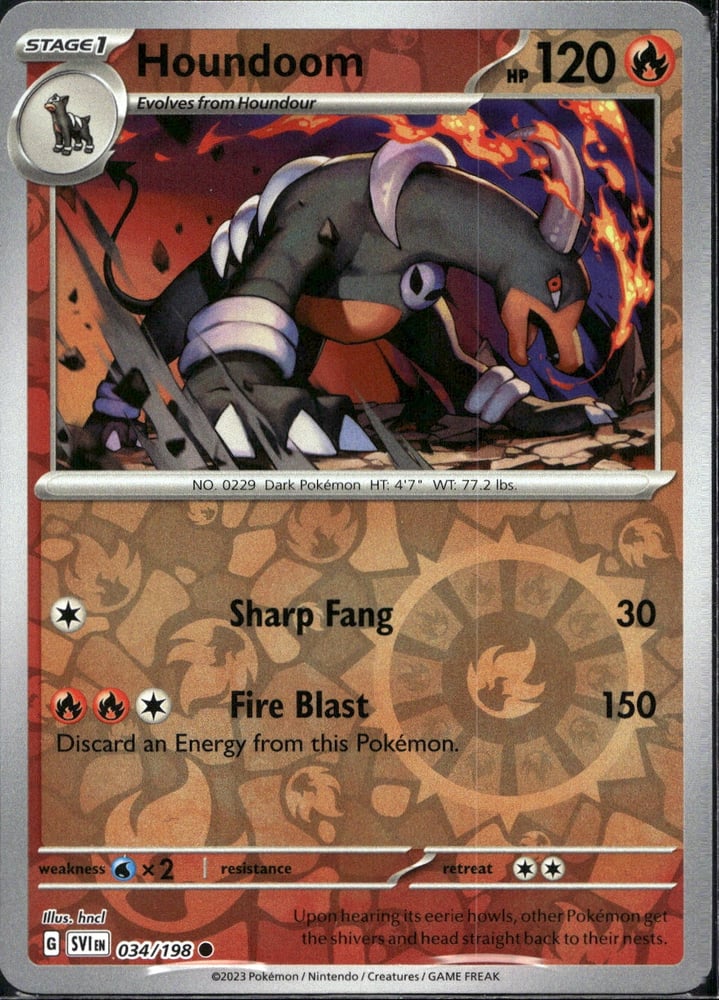Houndoom - SV01 34/198