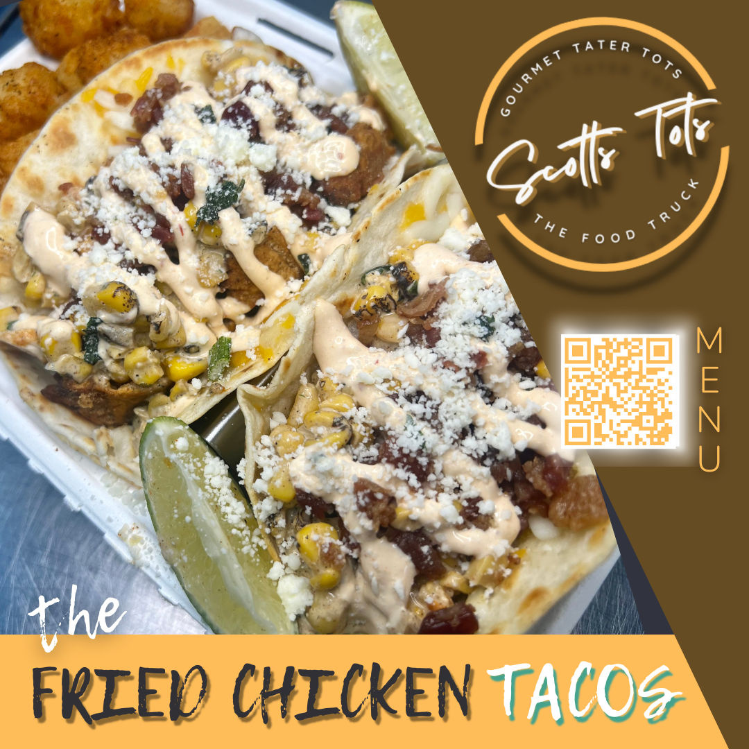 fried chicken tacos