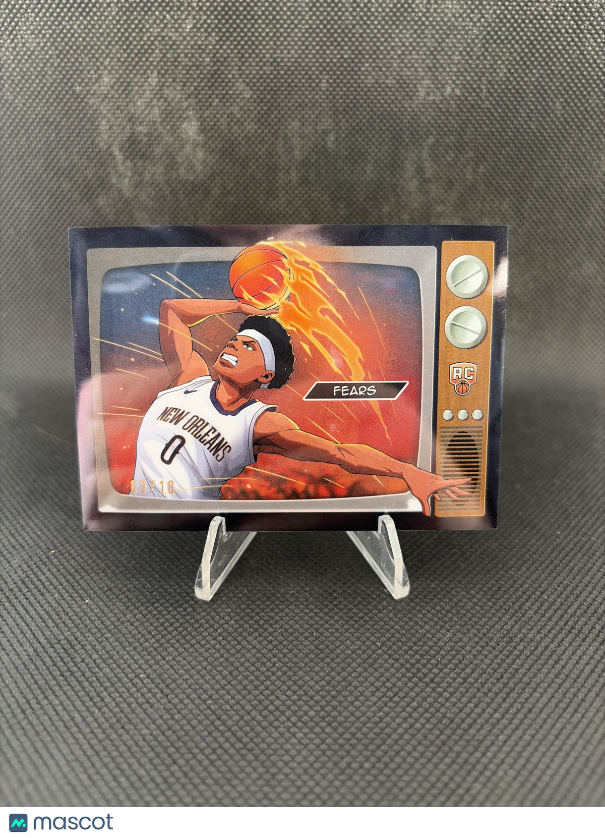 2025 Bowman Chrome Jeremiah Fears #NBA-A23 Black Anime /10