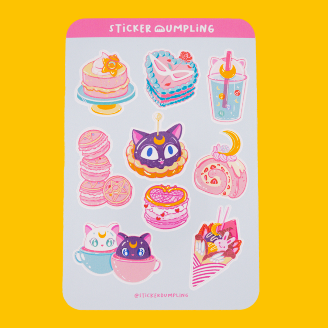 Sailormoon Sweets Sticker Sheet