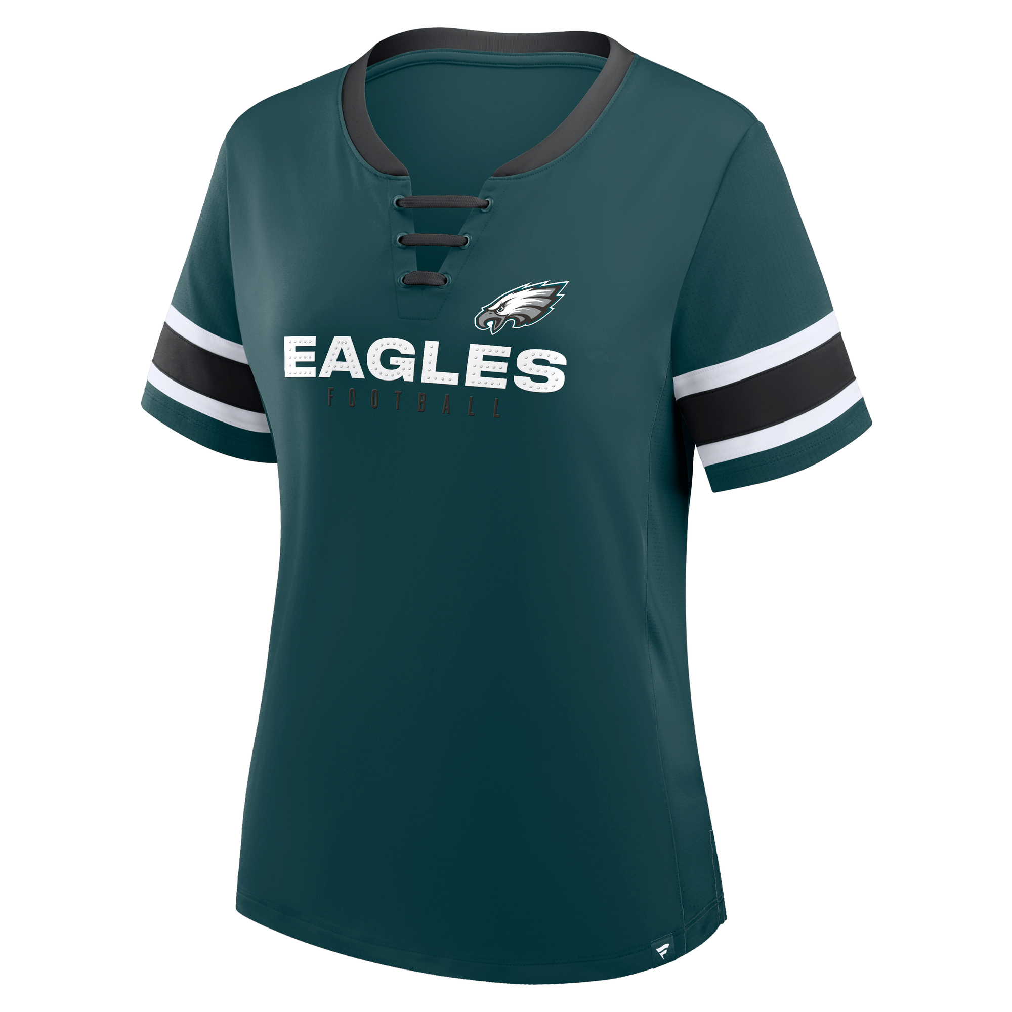 Philadelphia Eagles Ladies Draw Play Rhinestone Laced Jersey