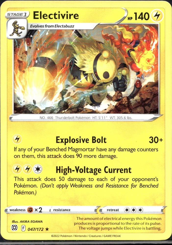 Electivire - SWSH9 47/172