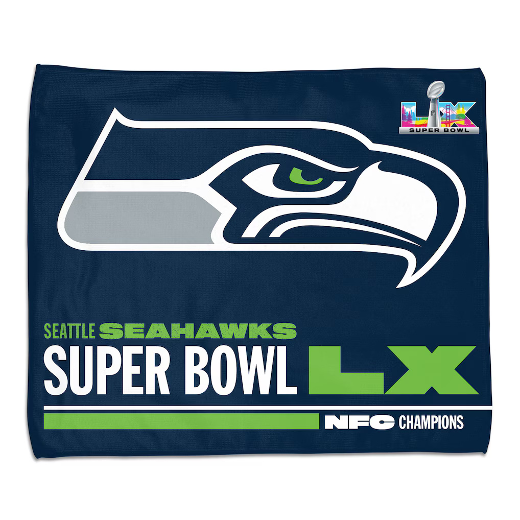 Seattle Seahawks Super Bowl LX Official Rally Towel