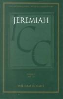 Cover of A Critical and Exegetical Commentary on Jeremiah, Vol. 2: Commentary on Jeremiah, XXVI-LII (International Critical Commentary)