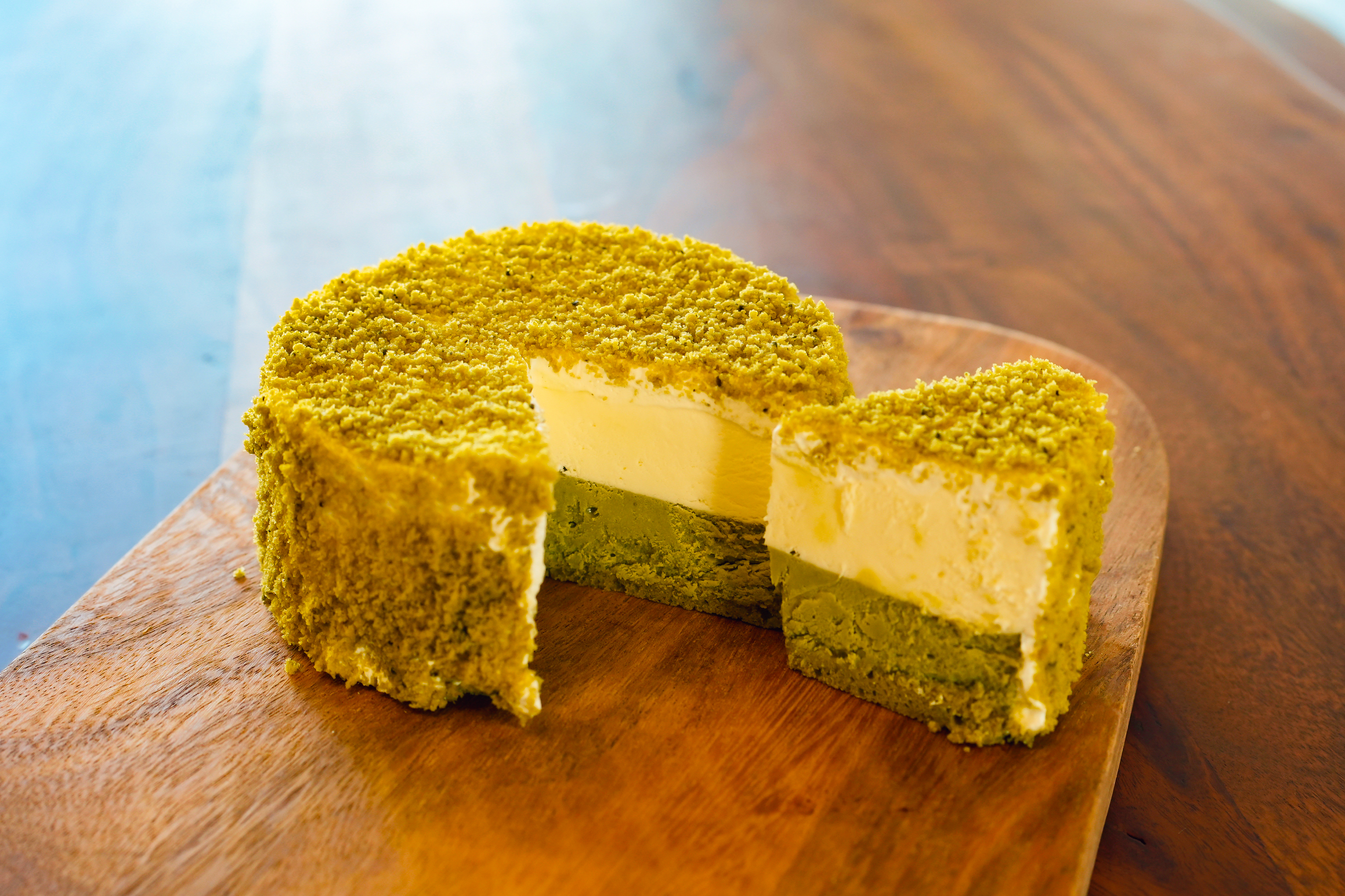 Double Fromage Cheesecake Matcha 4"