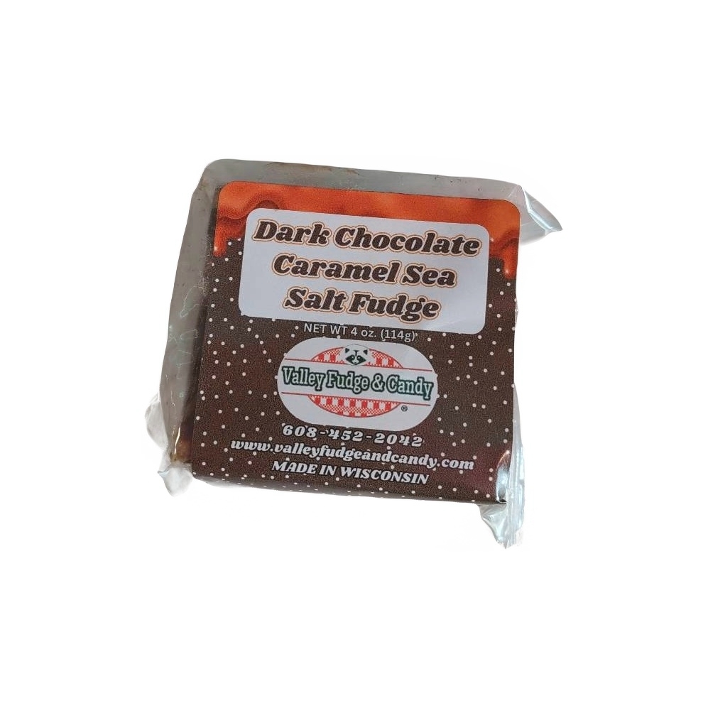 Dark Chocolate Caramel Sea Salt Fudge