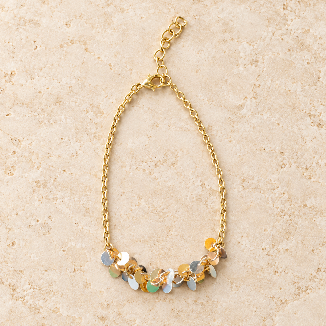 Shimmer Disc Bracelet