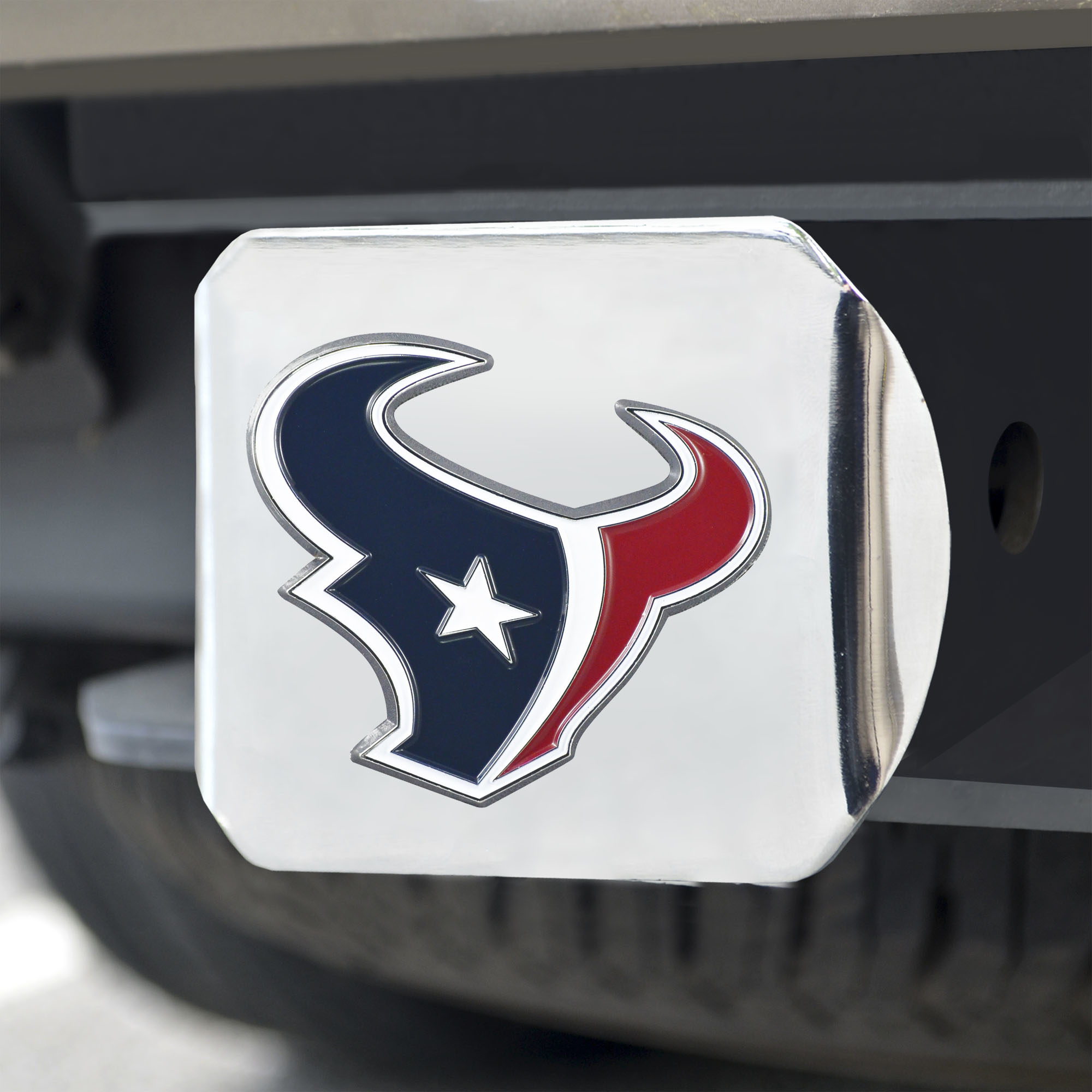 Houston Texans Chrome Hitch Cover