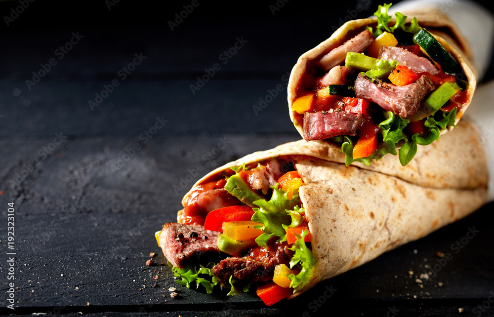 THAI BEEF WRAP