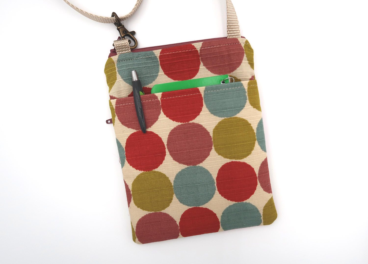 Small Crossbody Bag – Painted Circles, photo 6 of 6