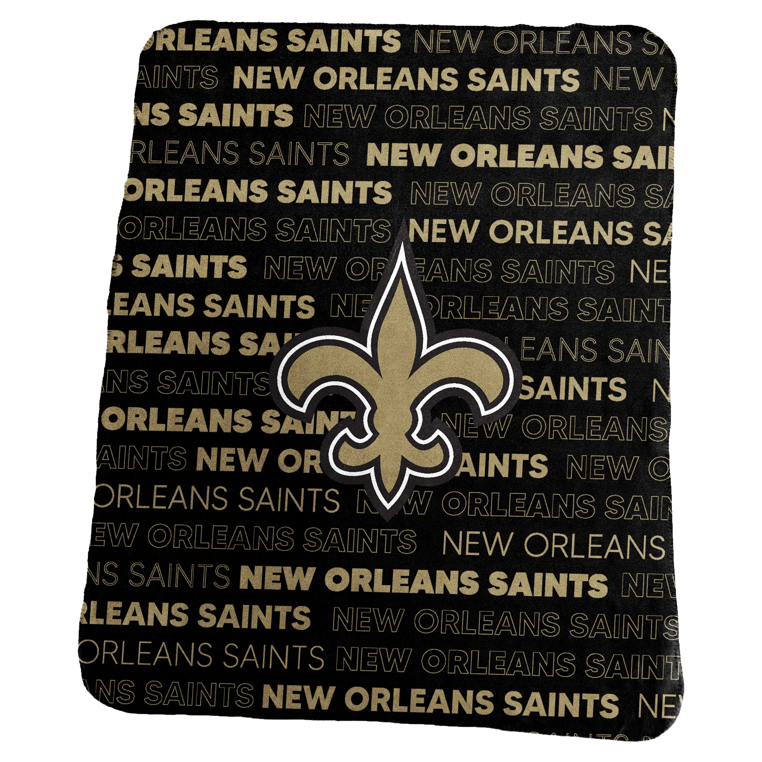 New Orleans Saints Logo Brands Classic Fleece Blanket 50x60"