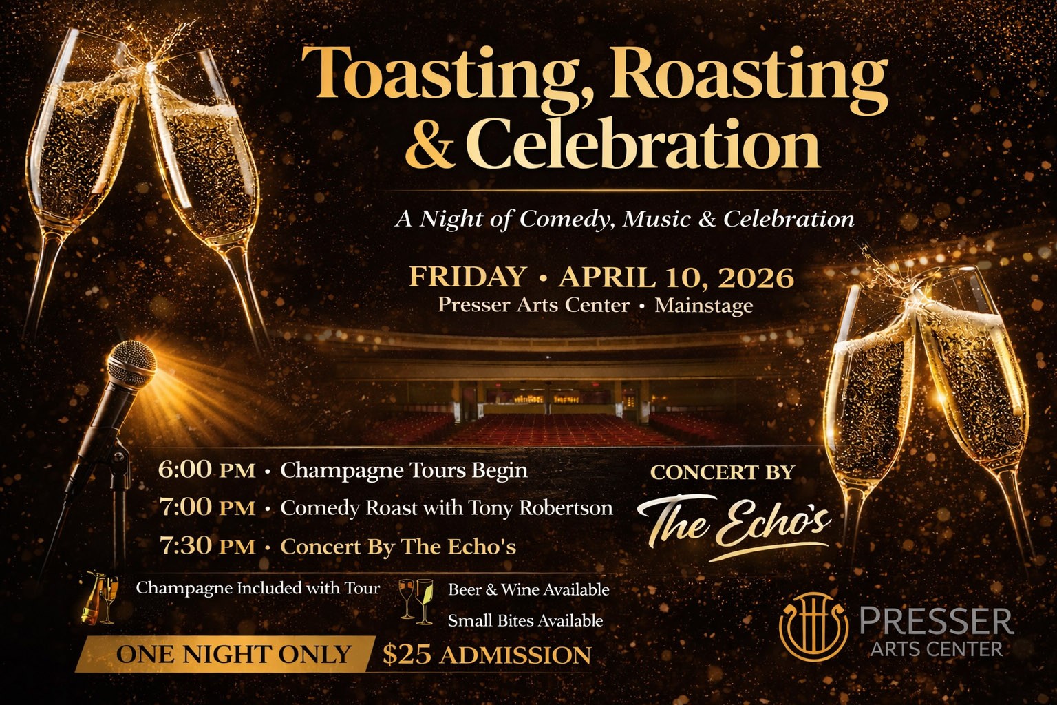 Roasting, Toasting & Boasting A Celebration