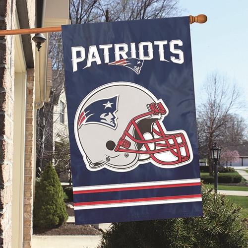 New England Patriots Embroidered 2-Sided Banner 28x44"