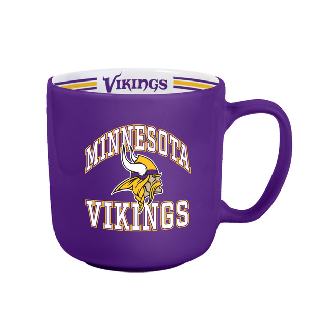 Minnesota Vikings Team Stripe Design Coffee Mug 15oz