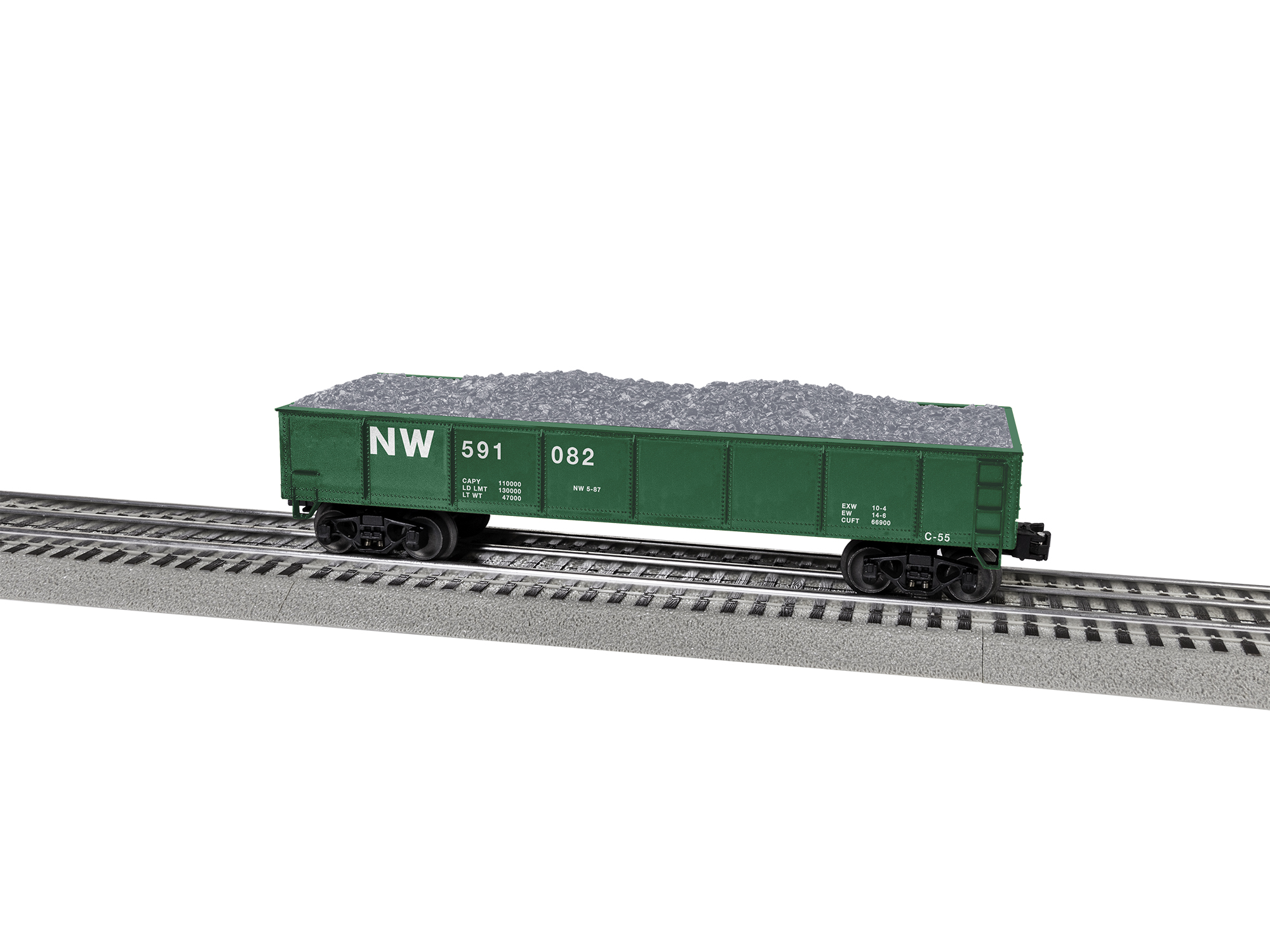 Lionel Norfolk & Western Gondola W/ Ballast Load #591082 2143142
