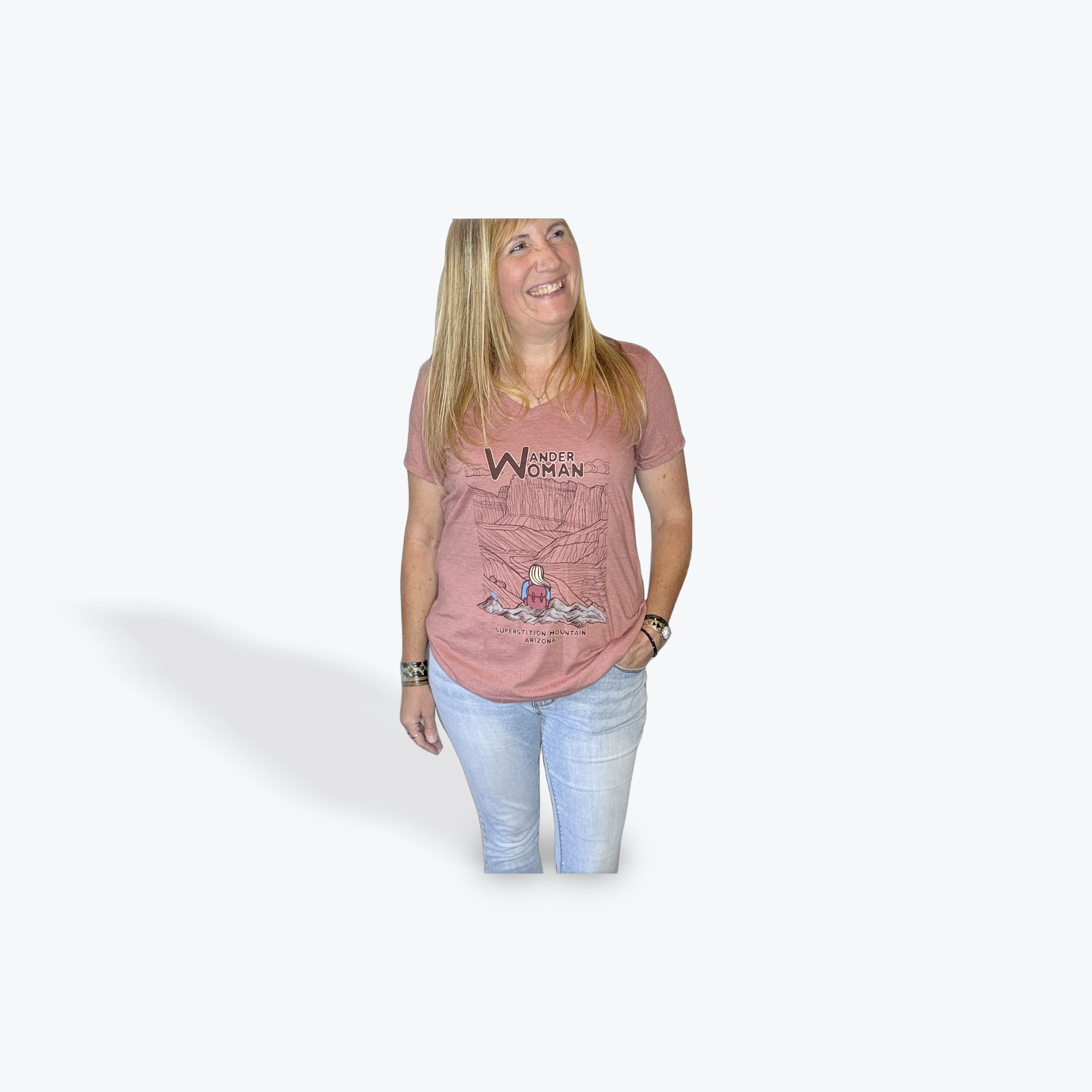Wander Wmn Cliffs VNeck